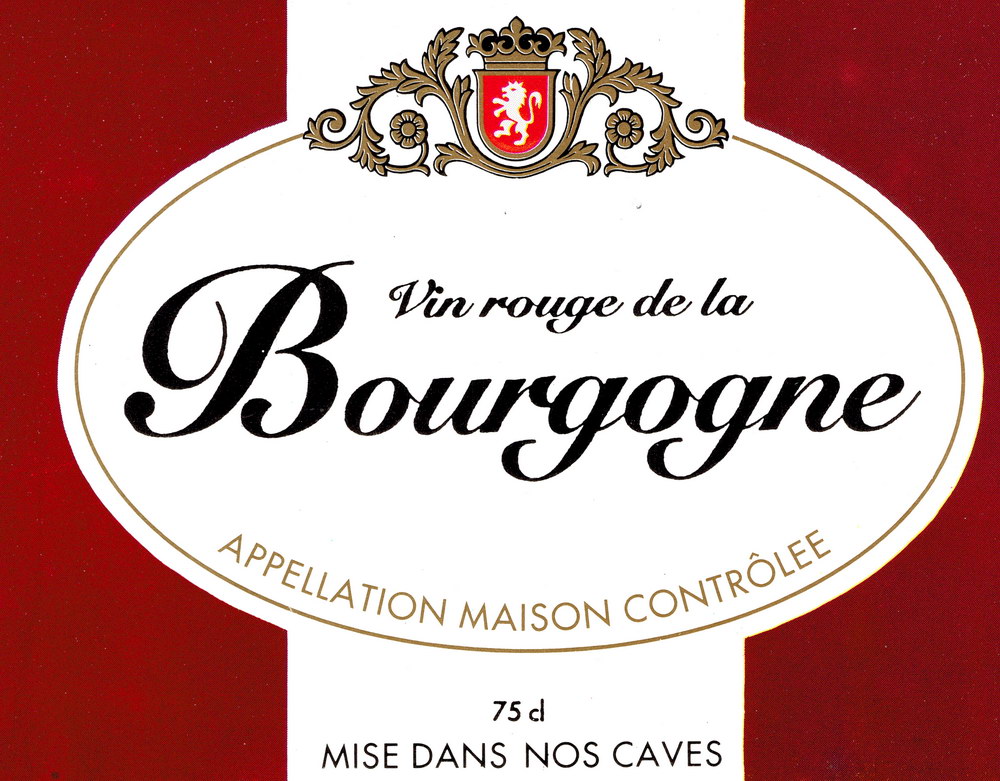 Etikett Bourgogne