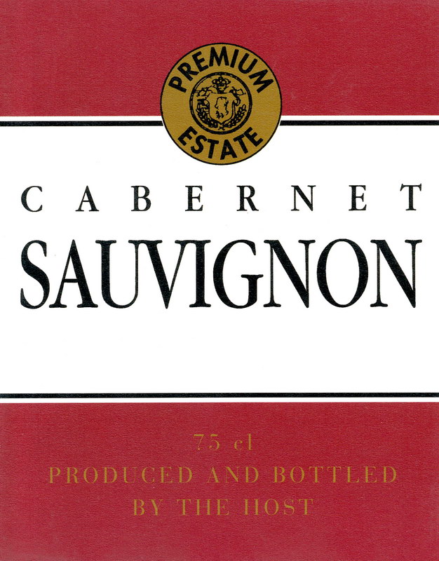 Etikett Cabernet Sauvignon